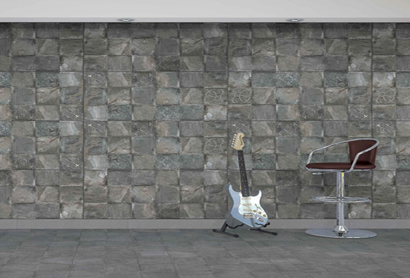 Front Elevation Tiles - Vitrified Tiles